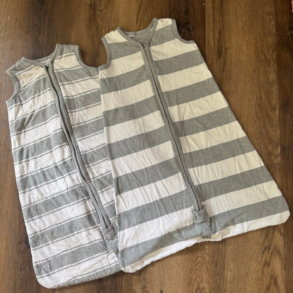 Burt’s Bees Baby Wearable Blanket Bundle, 0.5 and 1.5 TOG